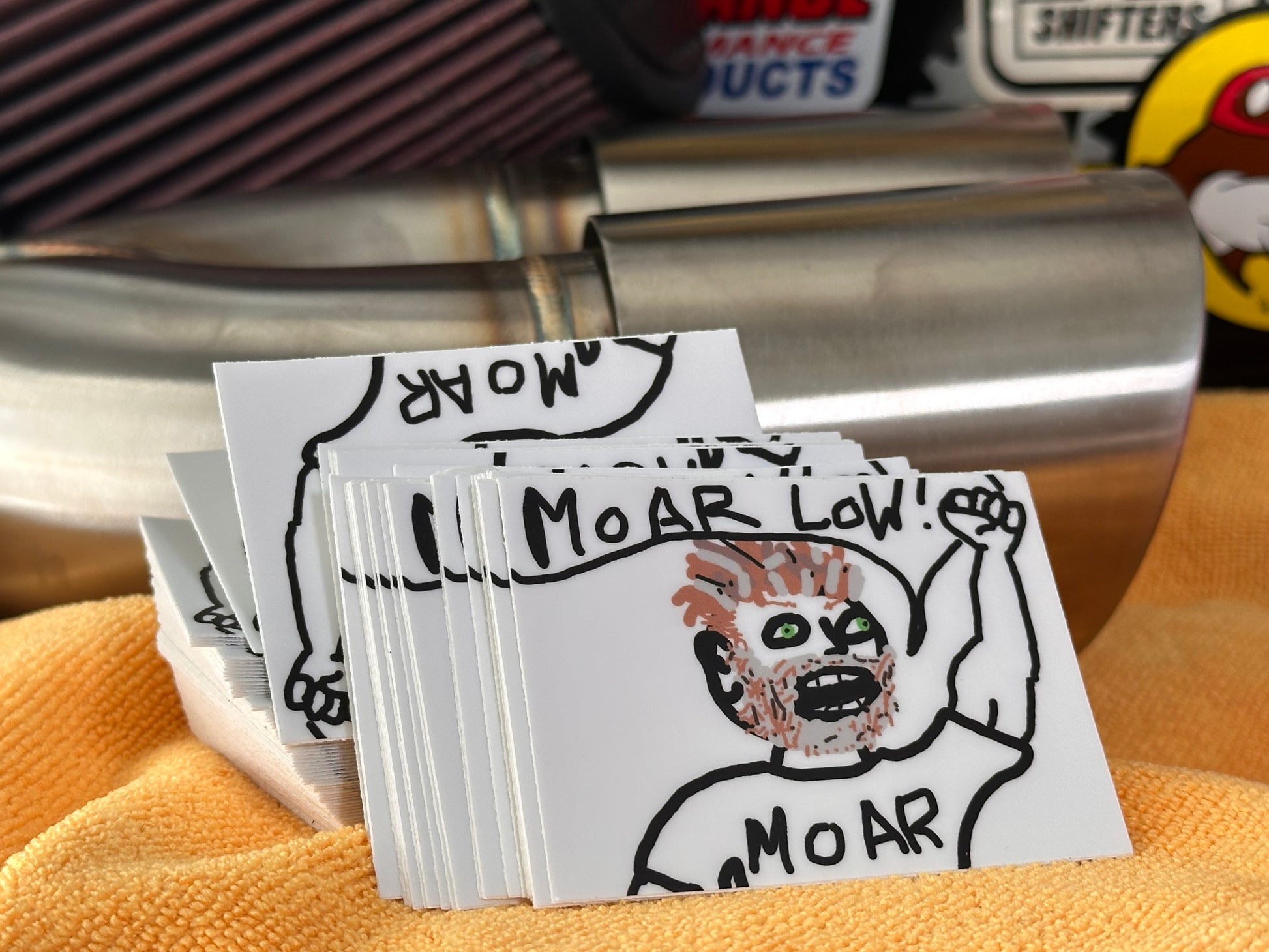 MOAR LOW Sticker